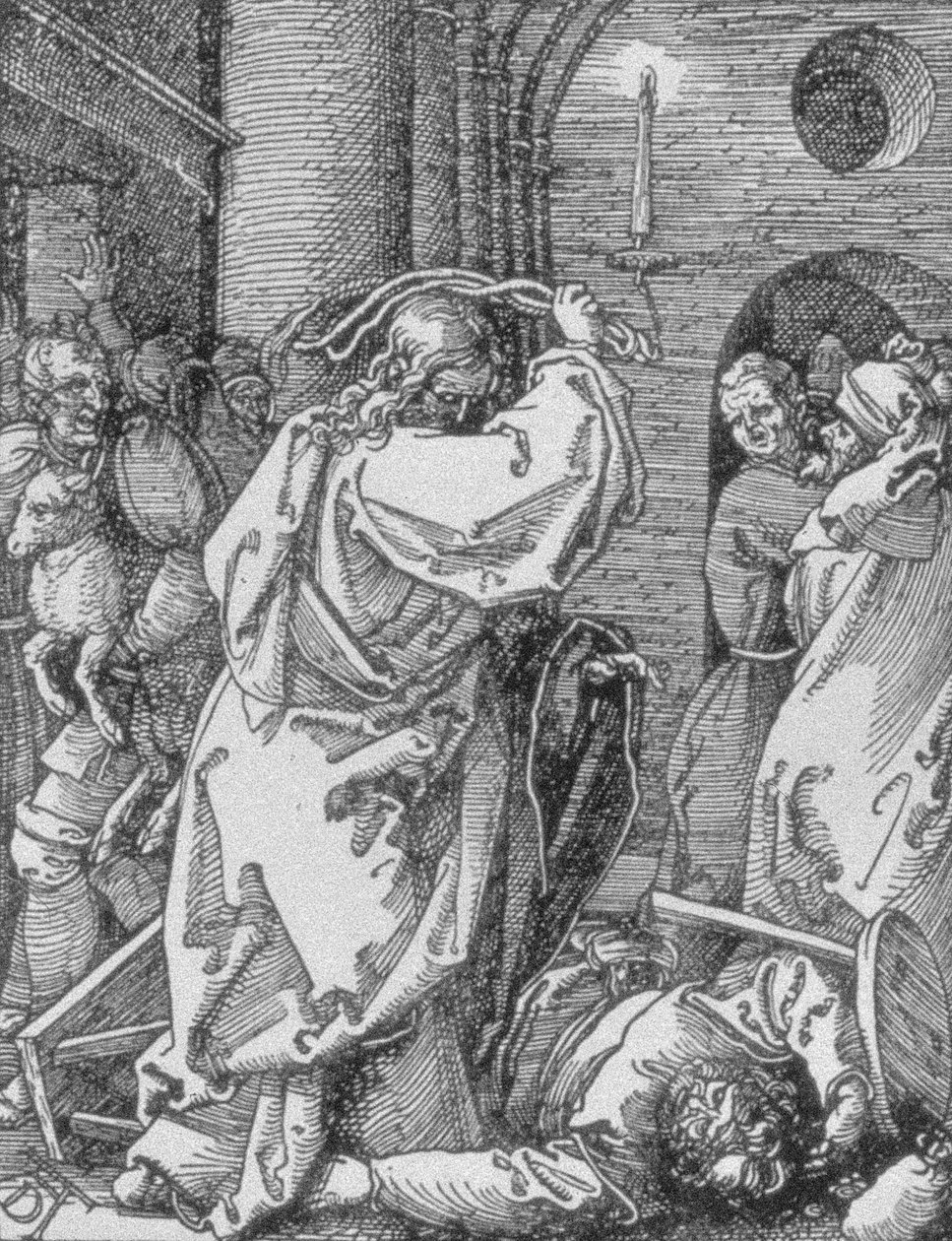 Kristus udstøder pengevekslerne fra templet, fra 