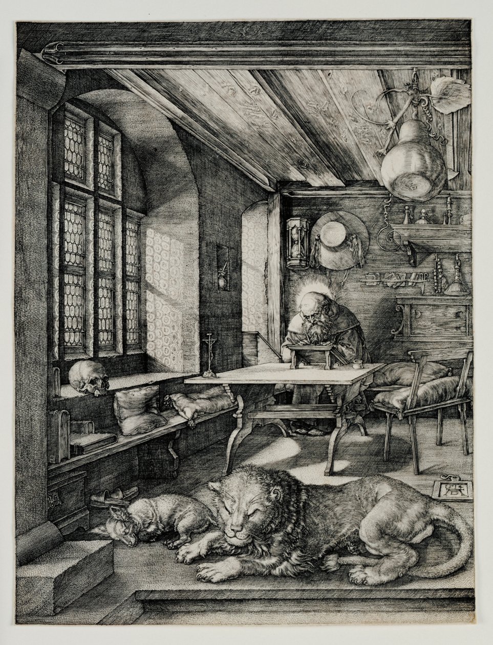 Sankt Hieronymus i hans Studie, 1514 af Albrecht Dürer