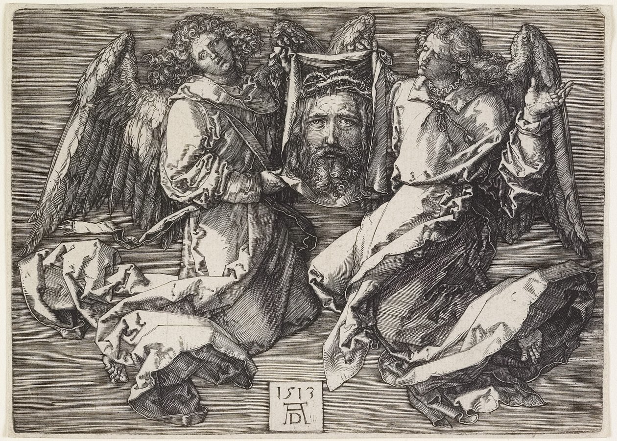Sudarium vist af to engle, 1513 af Albrecht Dürer