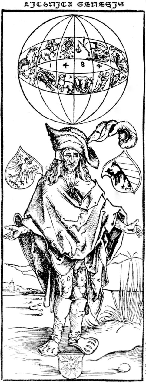 Syfilitisk mand, 1496 af Albrecht Dürer