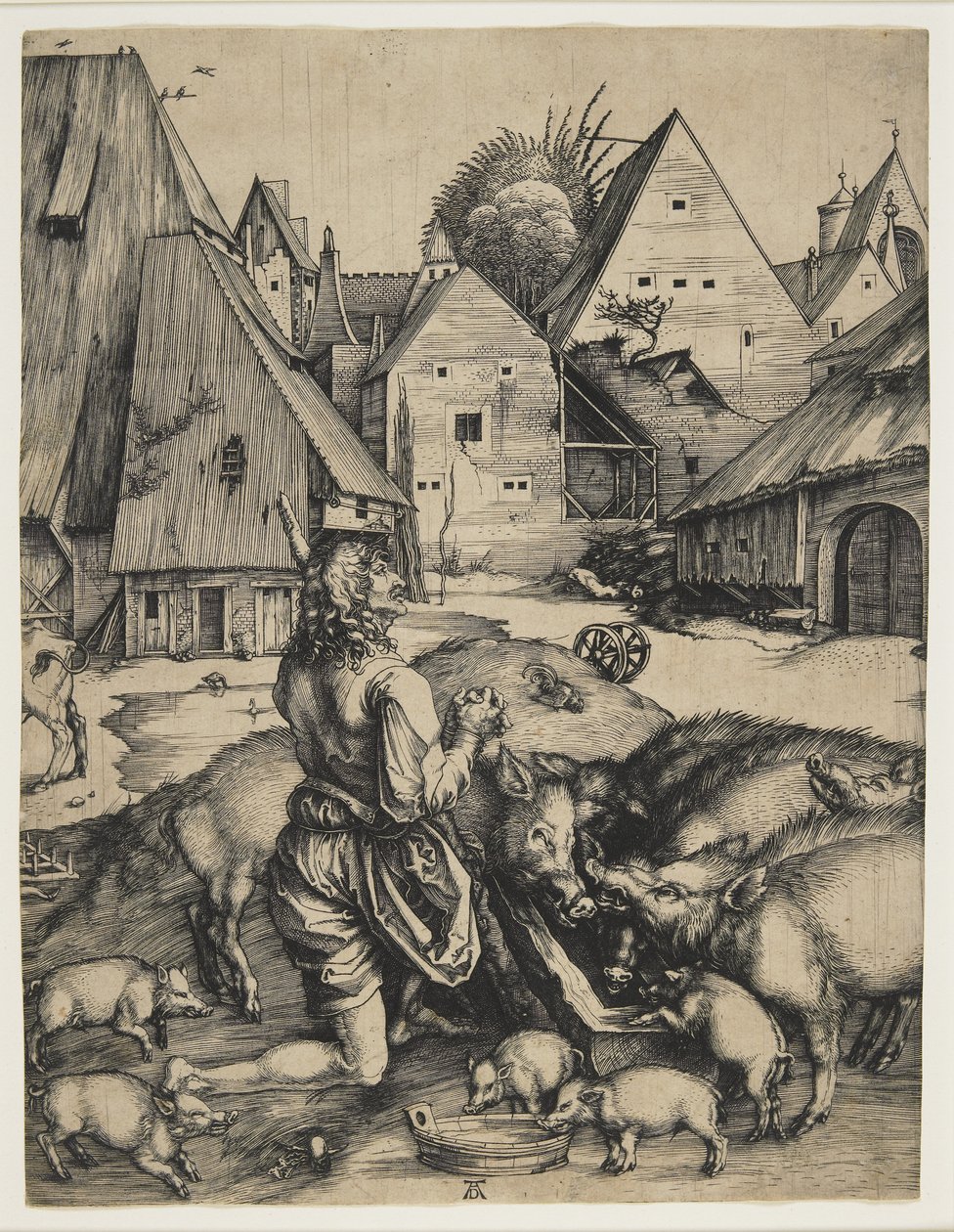 Den fortabte søn, 1496 af Albrecht Dürer