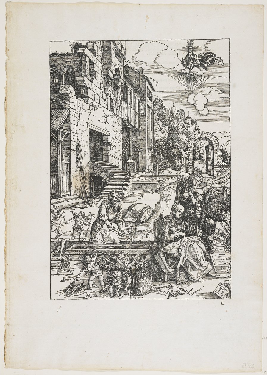 Resten under flugten til Egypten, 1504 (1511) af Albrecht Dürer