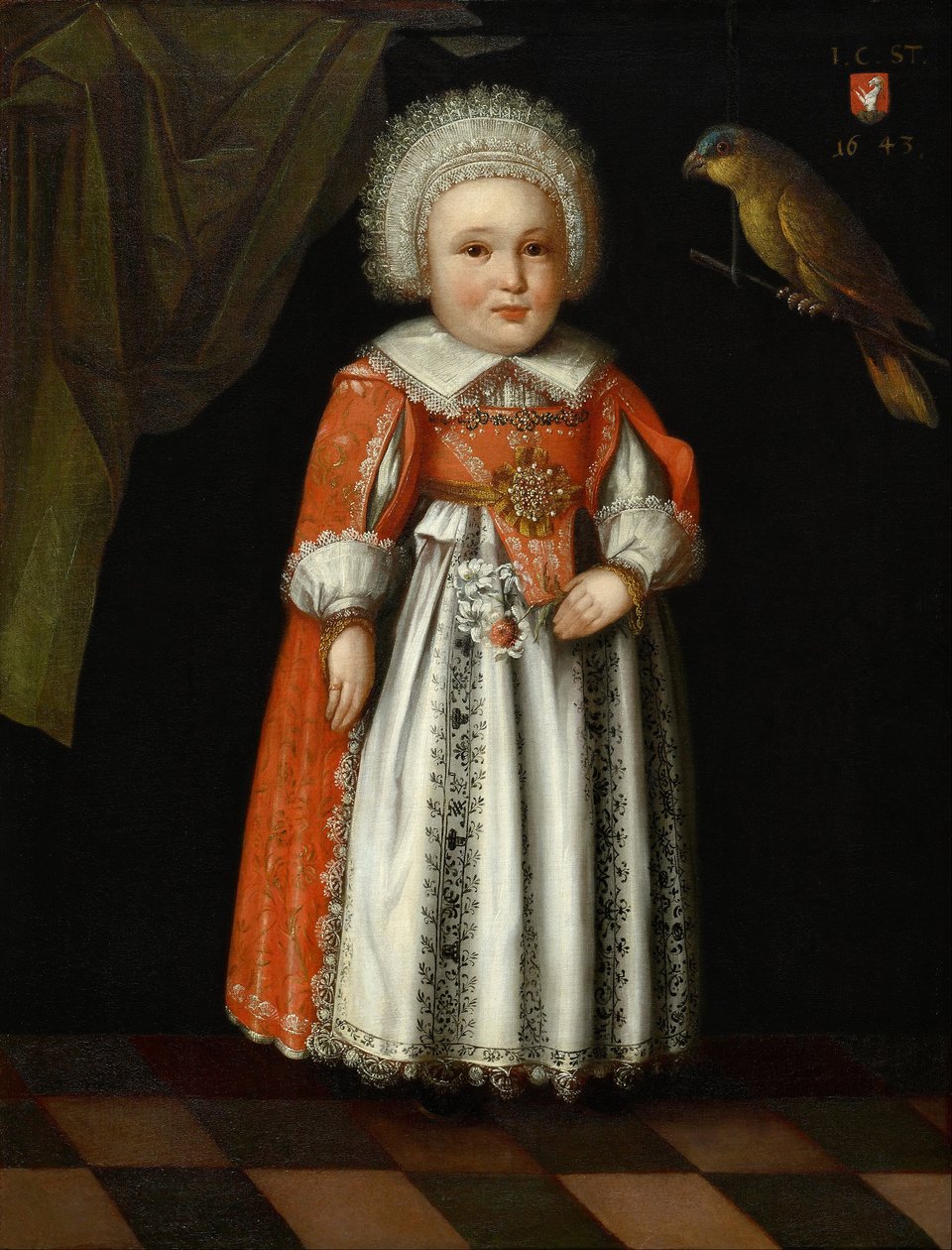 Johanna Katharina Steiger, 2 år gammel af Albrecht Kauw