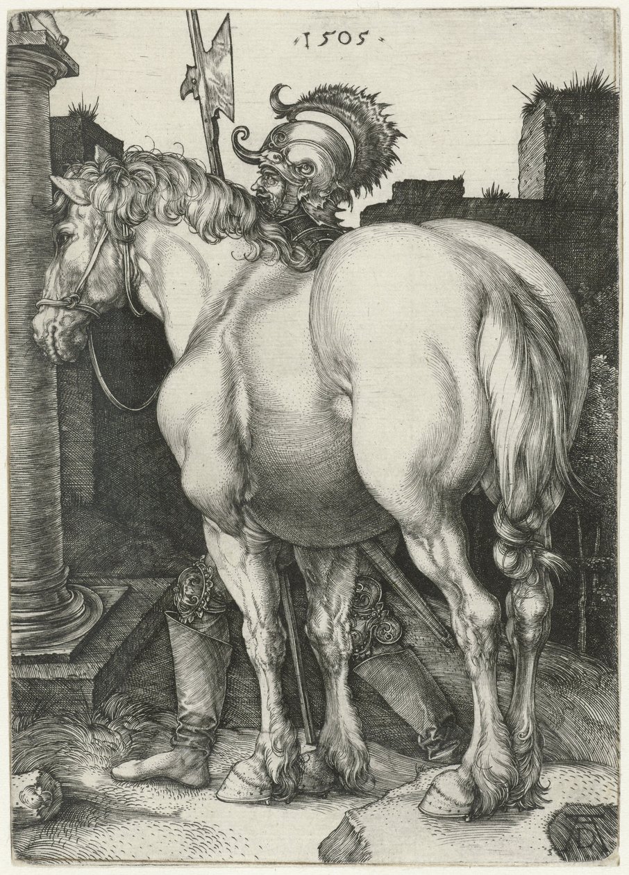 Den store hest af Albrecht (after) Durer or Duerer