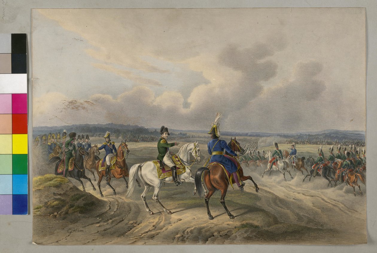 1812 Napoleon I ved Duena af Albrecht Adam