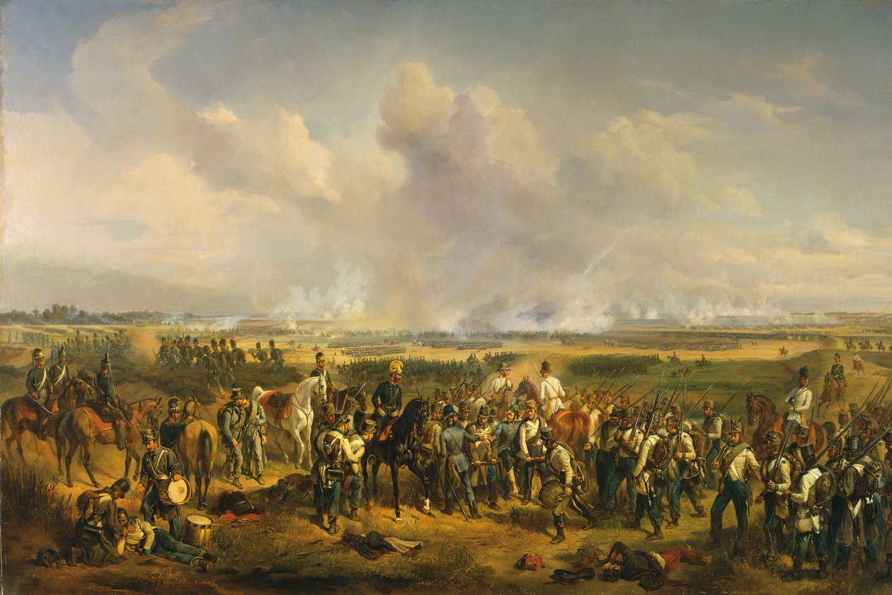 Slaget ved Szreg den 5. august 1849, 1853. af Albrecht Adam