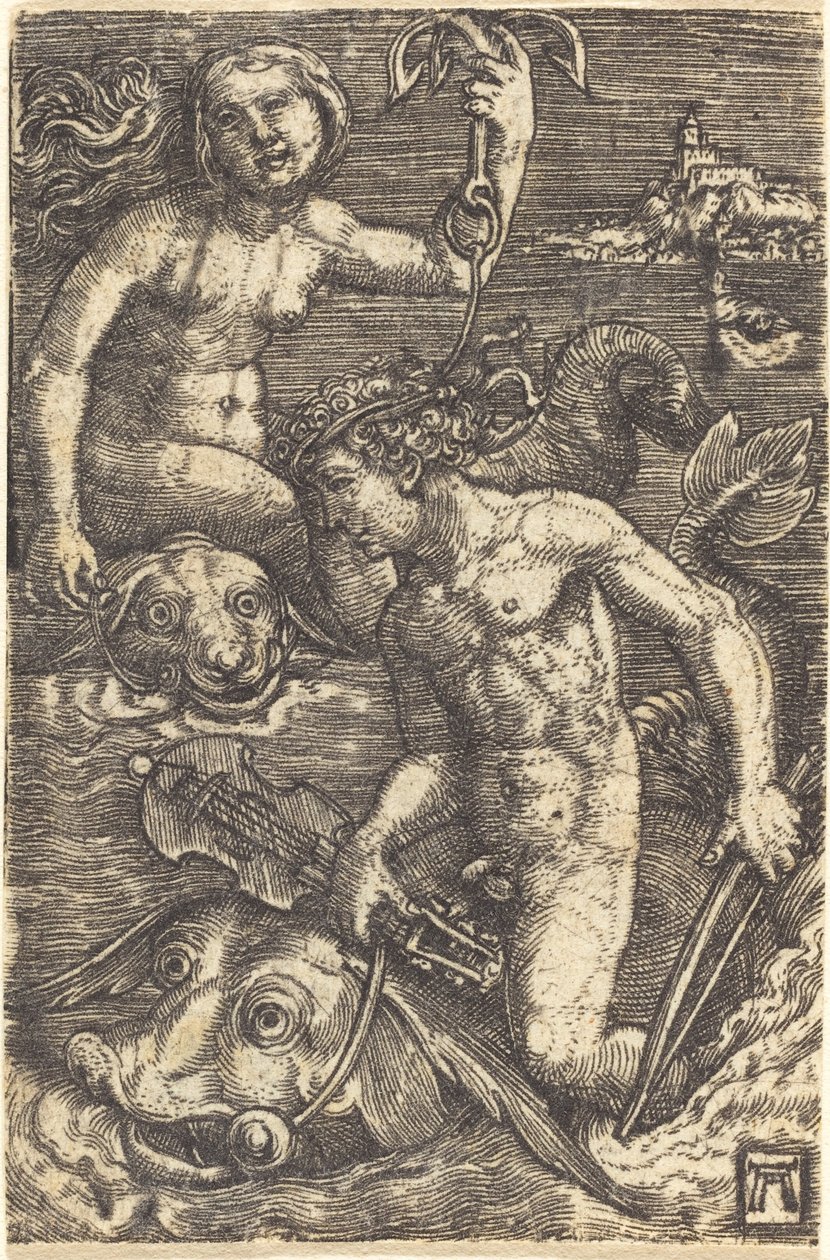 Arion og Nereide af Albrecht Altdorfer