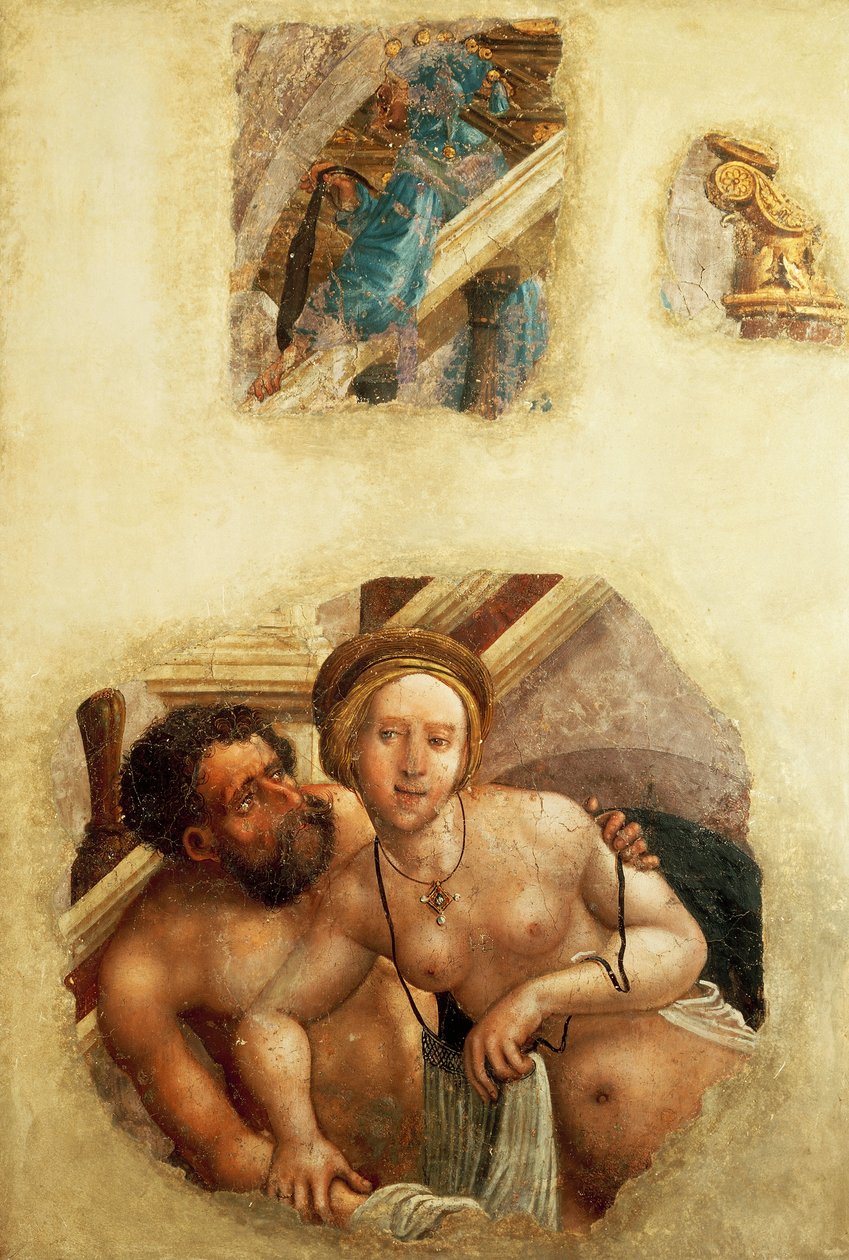 Badende par af Albrecht Altdorfer (1480-1538) af Albrecht Altdorfer