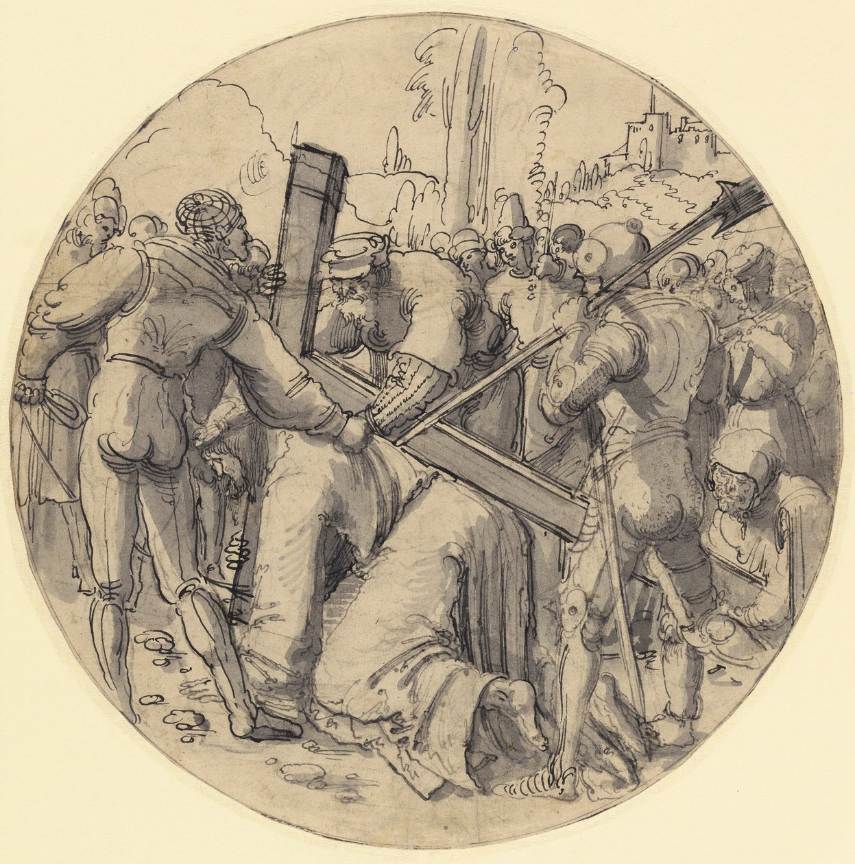 Kristus bærer korset af Albrecht Altdorfer