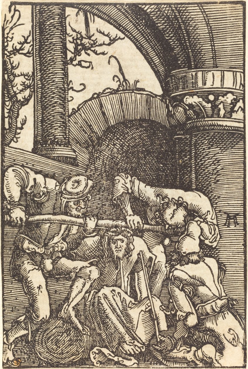 Kristus kronet med torne af Albrecht Altdorfer