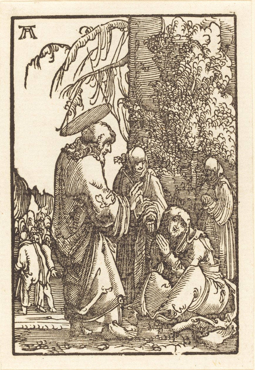 Kristus tager afsked med Maria før lidenskaben af Albrecht Altdorfer