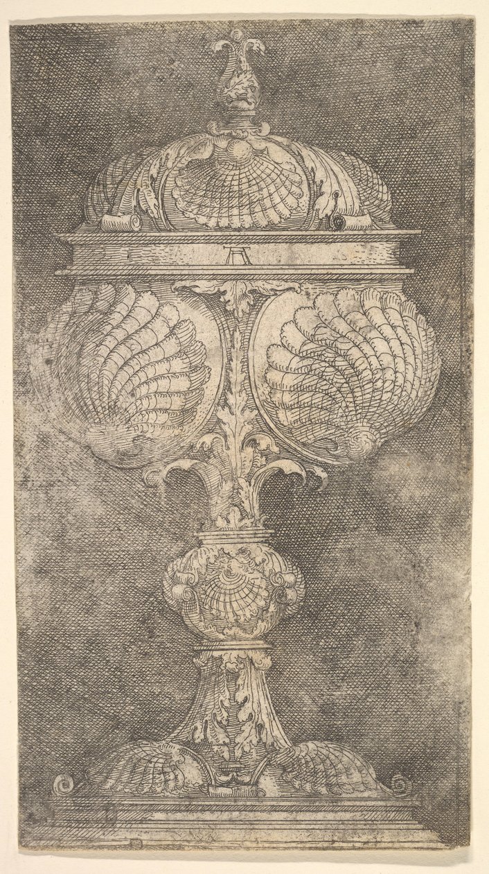 Overdækket bæger med skaller.n.d. af Albrecht Altdorfer