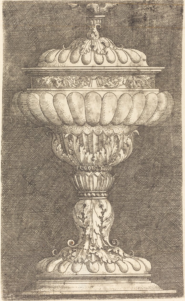 Overdækket bæger med vingekugle af Albrecht Altdorfer