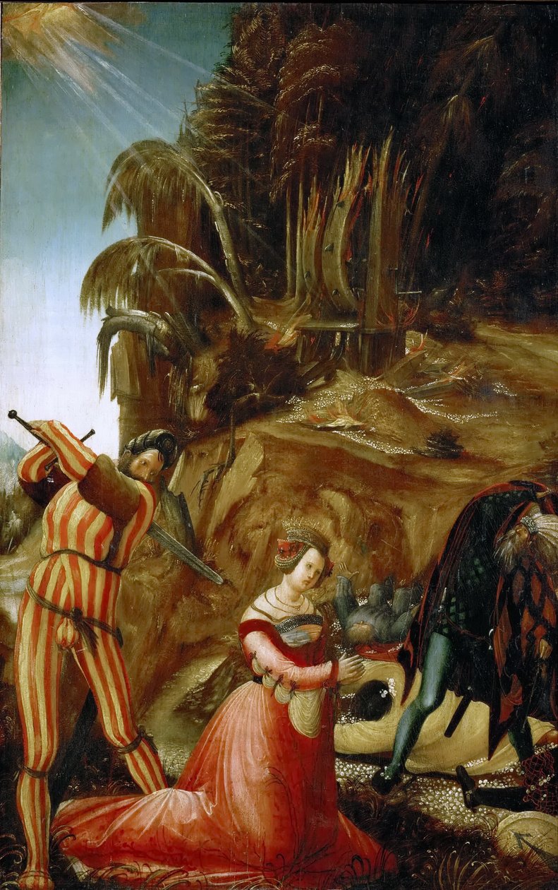 Halshugning af Sankt Katharina af Albrecht Altdorfer