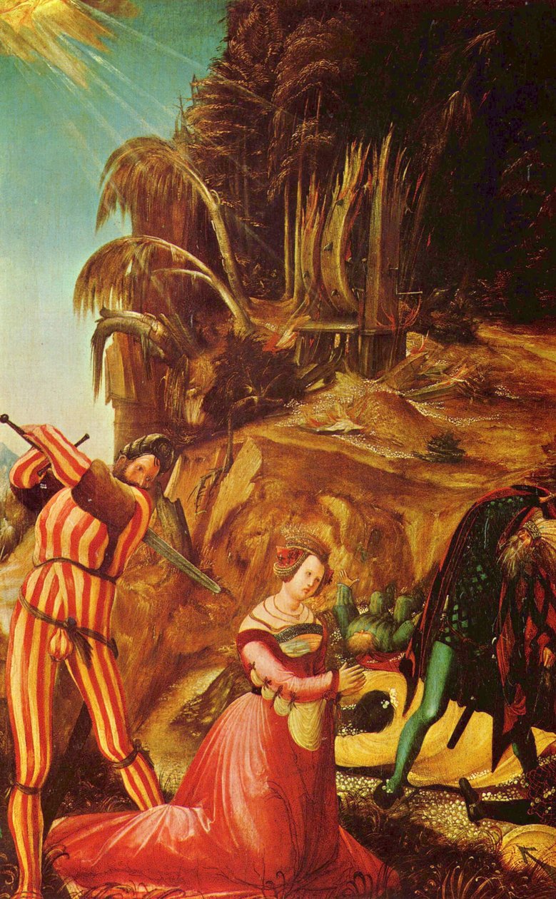 Halshugning af Sankt Katharina af Albrecht Altdorfer