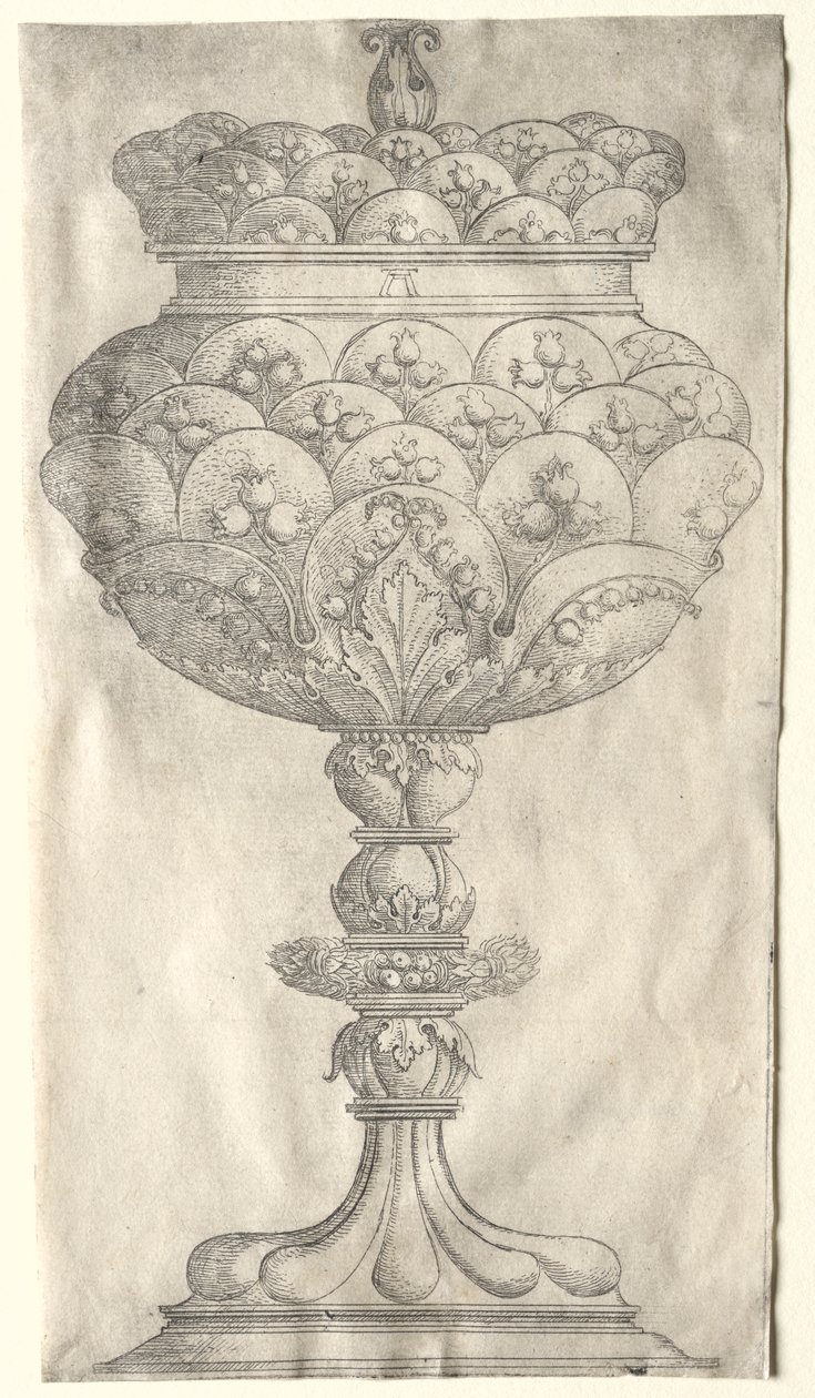 Pokal med Lillies of the Valley. af Albrecht Altdorfer