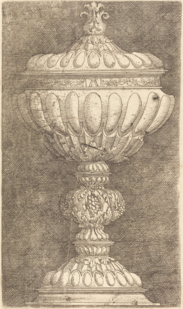 Pokal med Granatæble på Knoppen af Albrecht Altdorfer