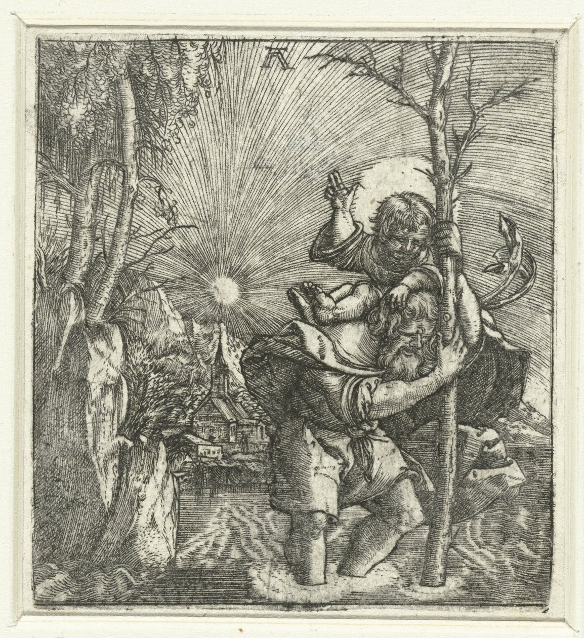 Sankt Christopher af Albrecht Altdorfer