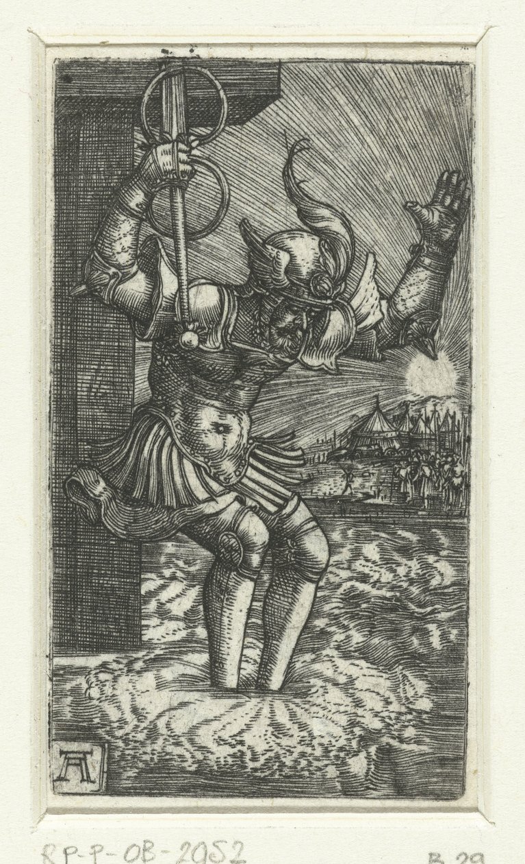 Horatius Cocles springer ind i Tiberen af Albrecht Altdorfer
