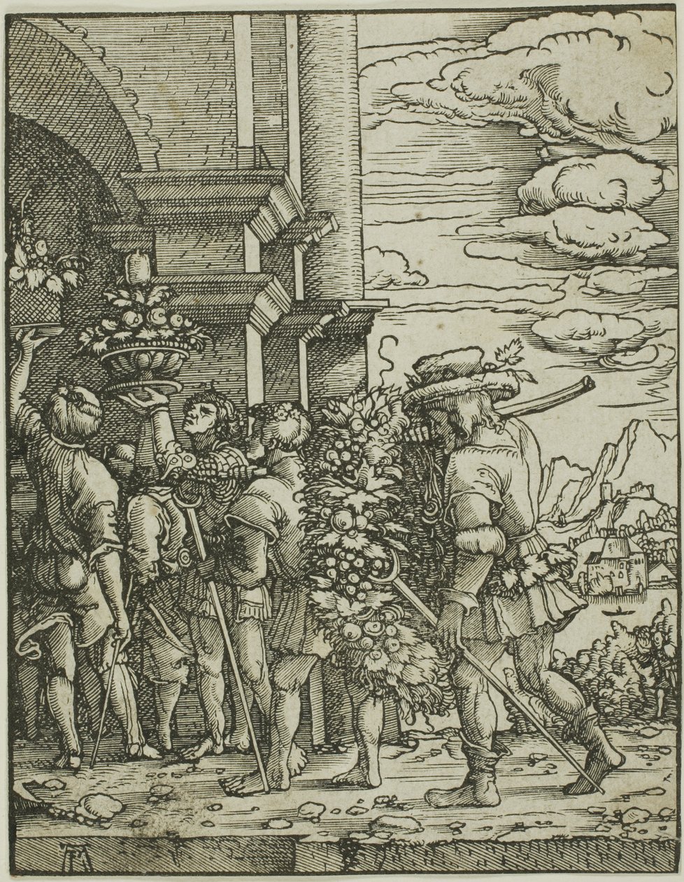 Joshua og Kaleb af Albrecht Altdorfer