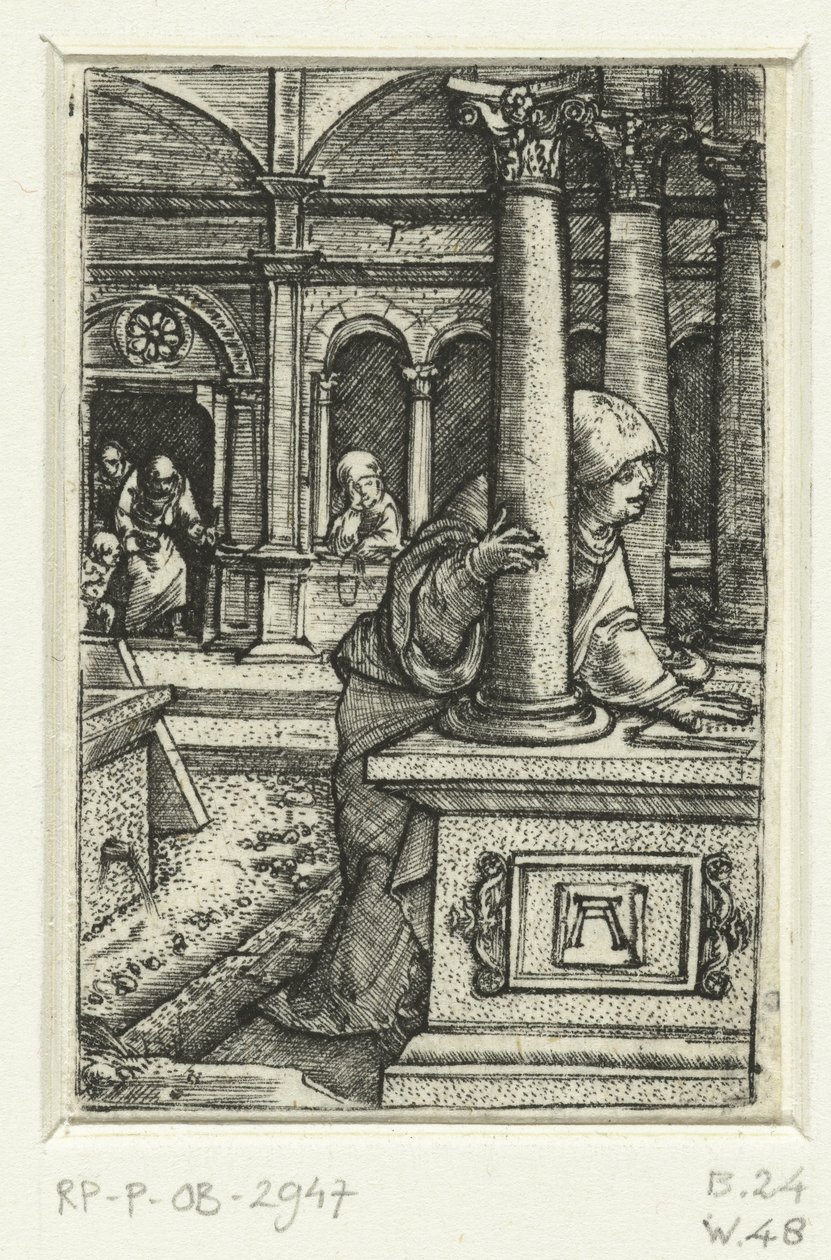 Mary leder efter sin søn i synagogen af Albrecht Altdorfer