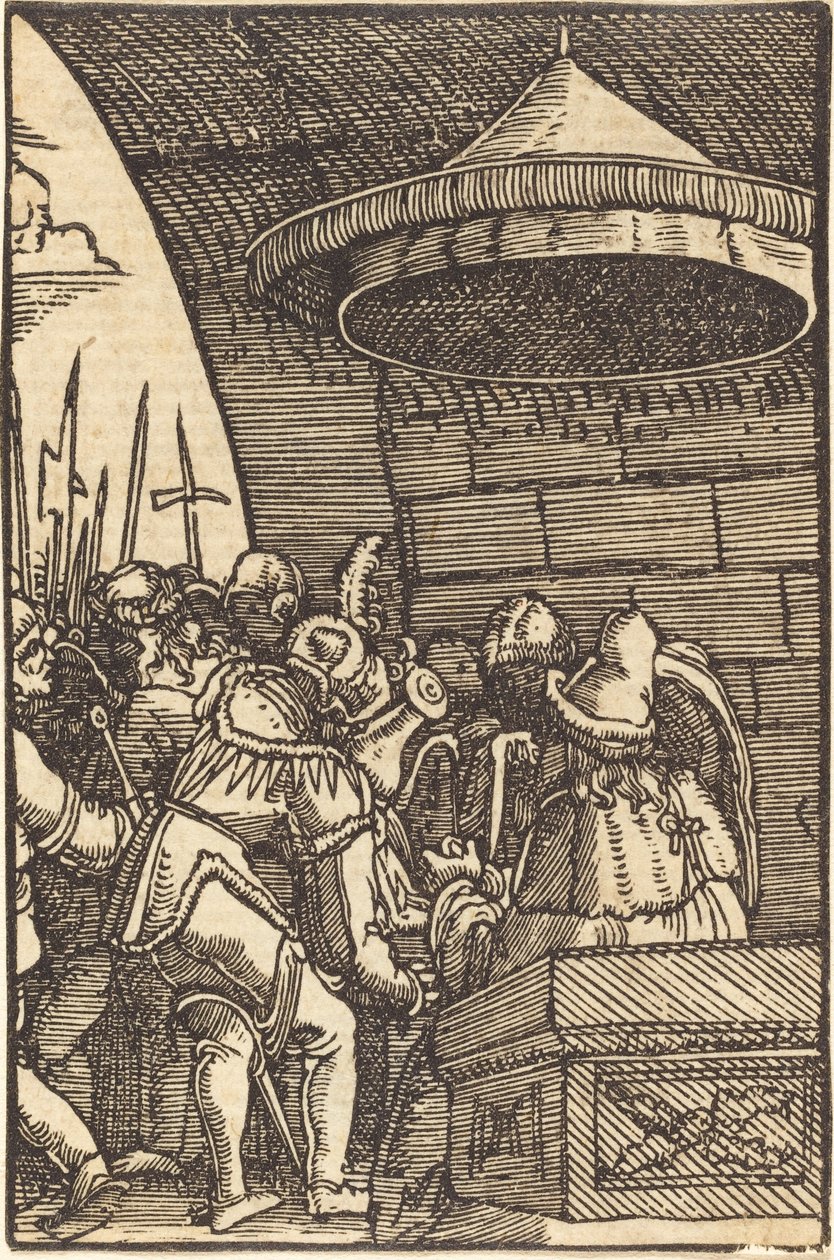 Pilatus vasker sine hænder af Albrecht Altdorfer