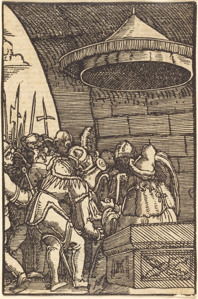 Pilatus vasker sine hænder af Albrecht Altdorfer