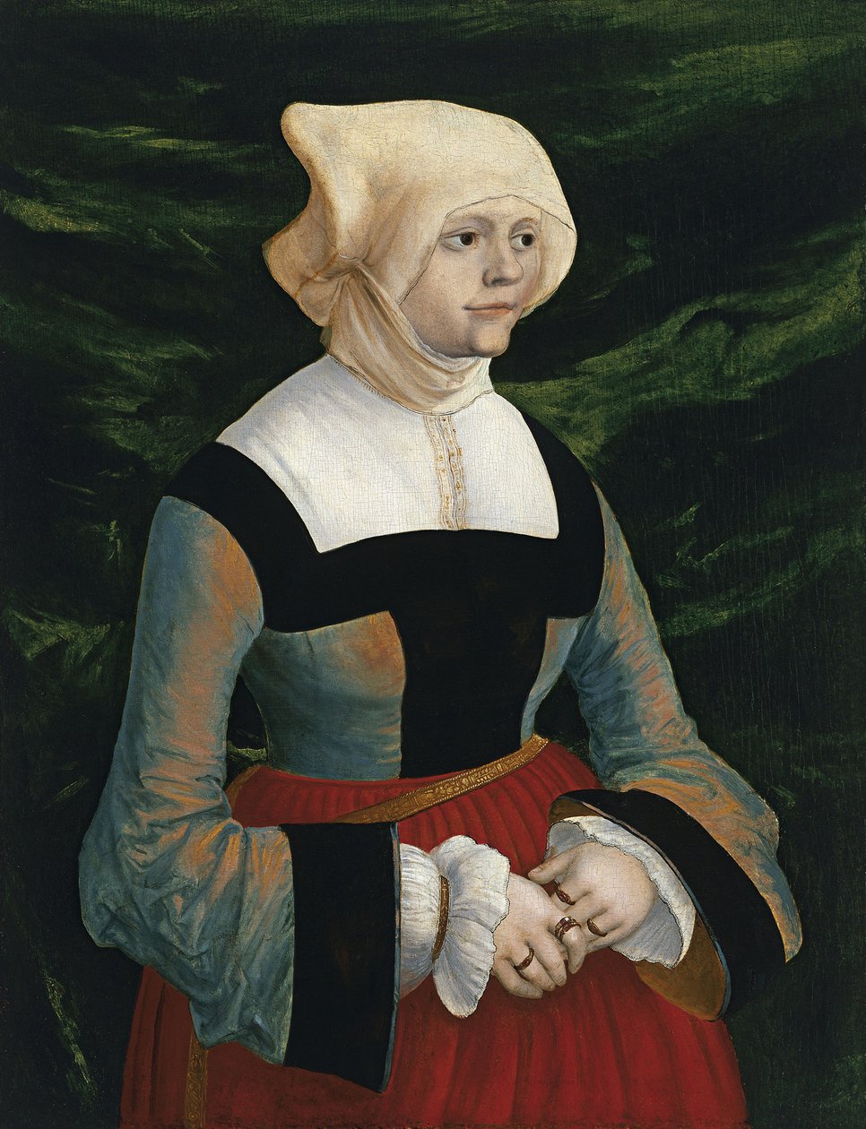 Portræt af en ung kvinde, ca 1521-1525 af Albrecht Altdorfer