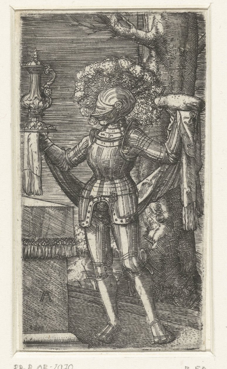 Ridder med vin og brød af Albrecht Altdorfer