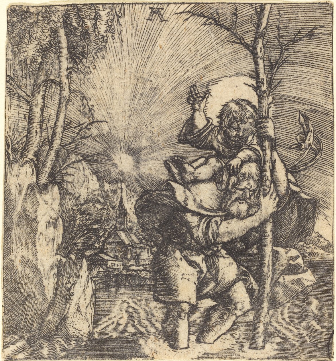 Sankt Christopher af Albrecht Altdorfer