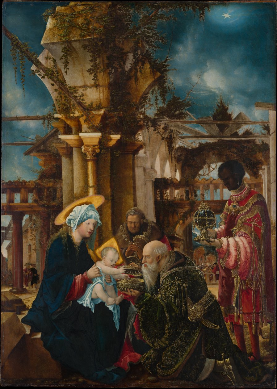 De hellige tre kongers tilbedelse af Albrecht Altdorfer