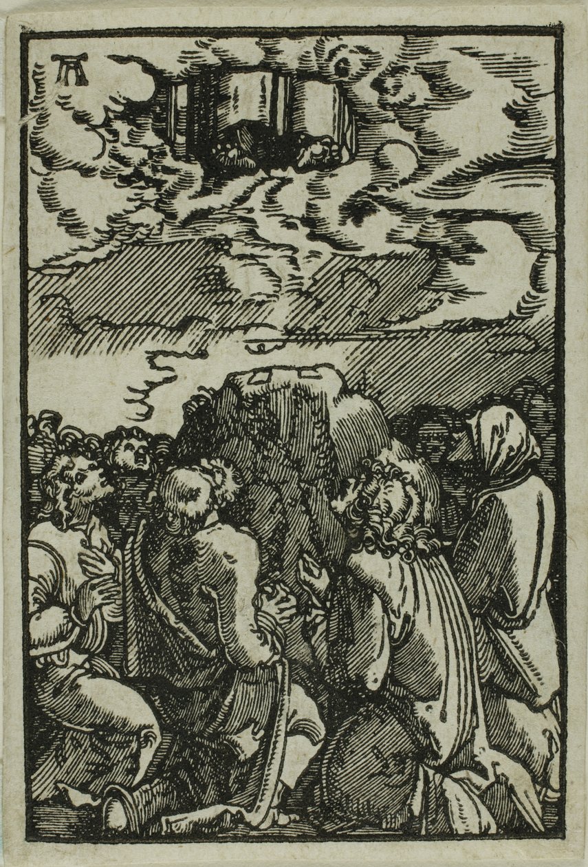 Himmelfarten, fra Menneskets Fald og Forløsning af Albrecht Altdorfer