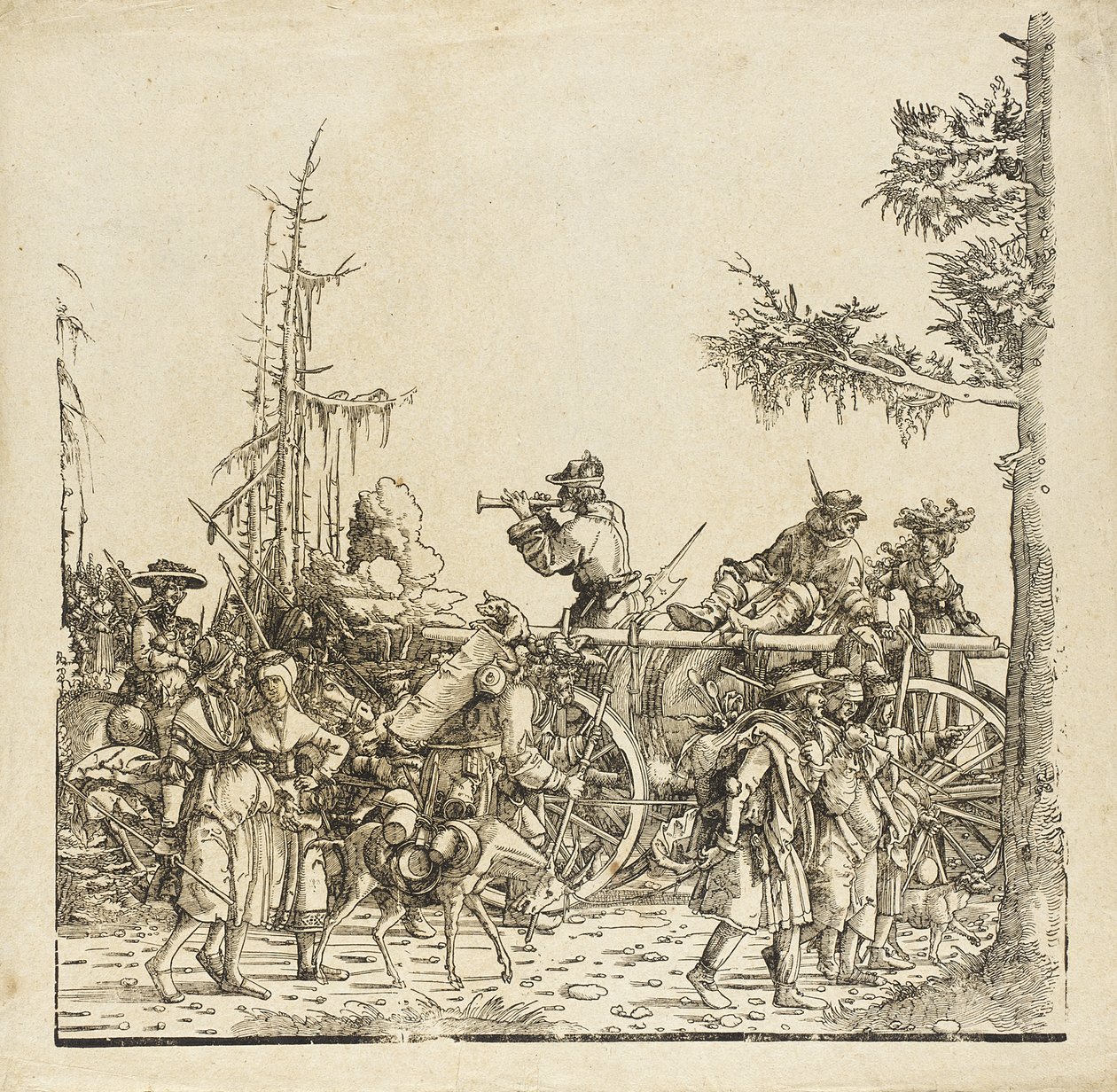 Bagagevognen af Albrecht Altdorfer