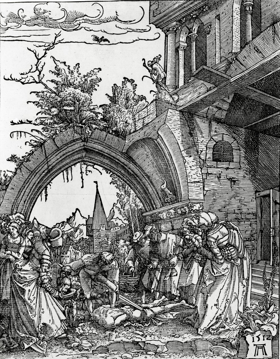 Halshugningen af Johannes Døberen af Albrecht Altdorfer