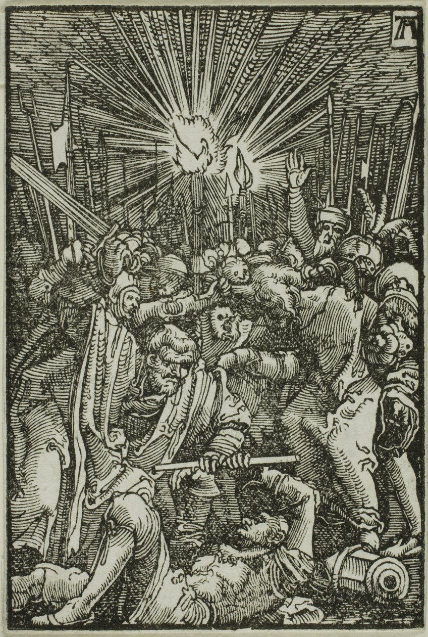 Forræderiet, fra Menneskets Fald og Forløsning af Albrecht Altdorfer