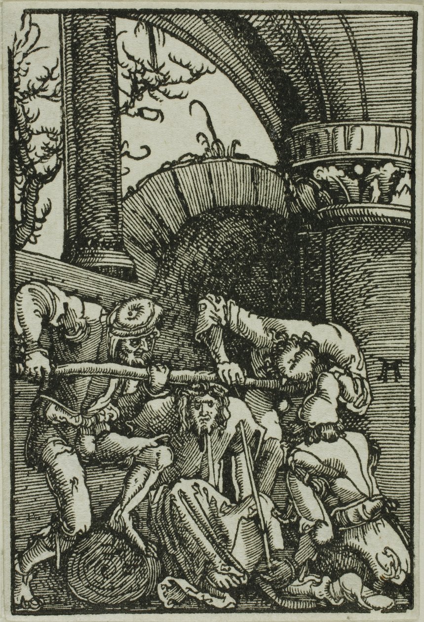 Kronen med torne, fra Menneskets Fald og Forløsning af Albrecht Altdorfer