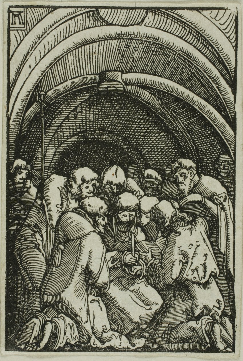 Jomfruens død, fra menneskets fald og forløsning af Albrecht Altdorfer