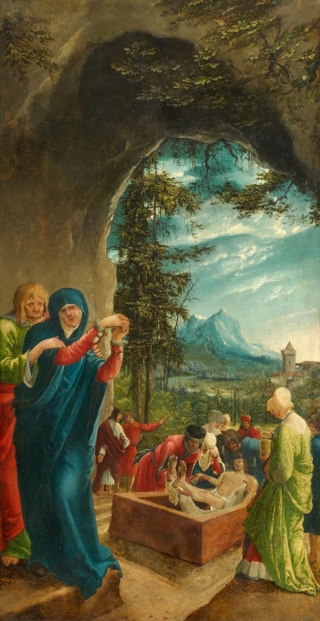 Kristi gravlæggelse, 1518 af Albrecht Altdorfer