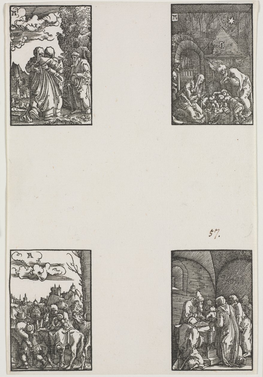 Menneskets fald og forløsning af Albrecht Altdorfer