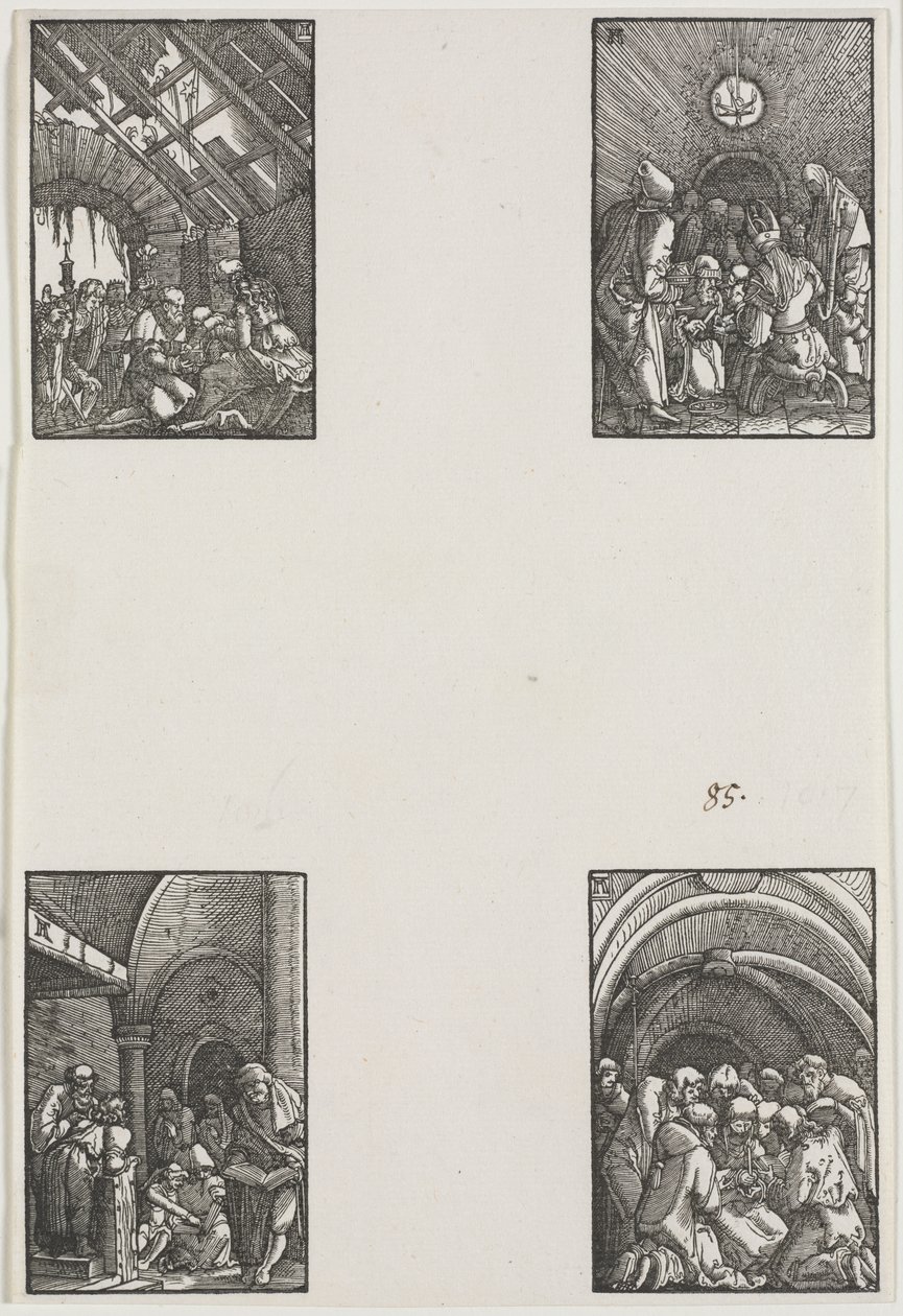 Menneskets fald og forløsning af Albrecht Altdorfer