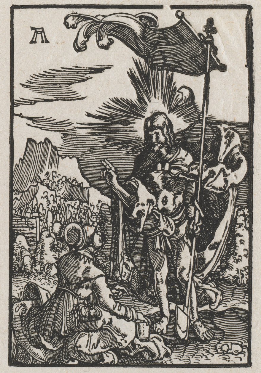 Menneskets fald og forløsning: Kristus viser sig for den hellige Maria Magdalena af Albrecht Altdorfer