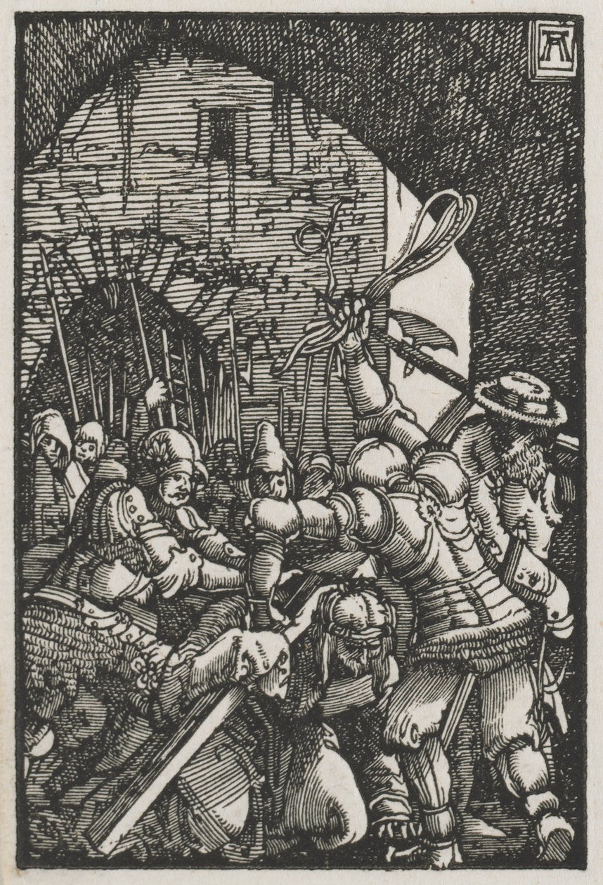 Menneskets fald og forløsning: Kristus der bærer korset af Albrecht Altdorfer