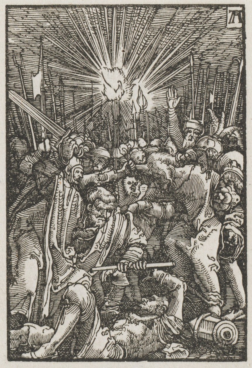 Menneskets fald og forløsning: Kristus taget til fange, ca. 1515. af Albrecht Altdorfer