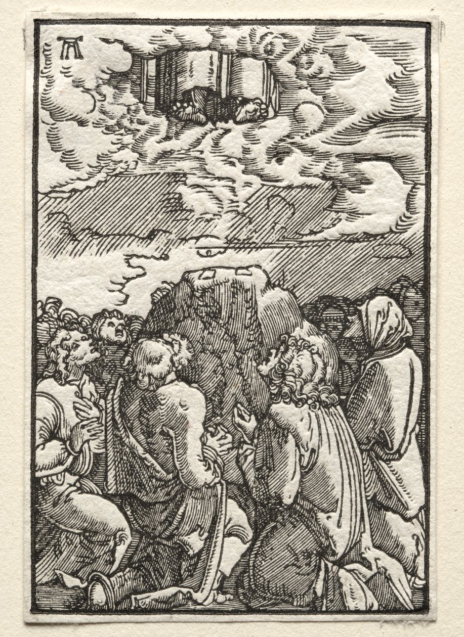 Menneskets fald og forløsning: Himmelfarten, ca. 1515. af Albrecht Altdorfer