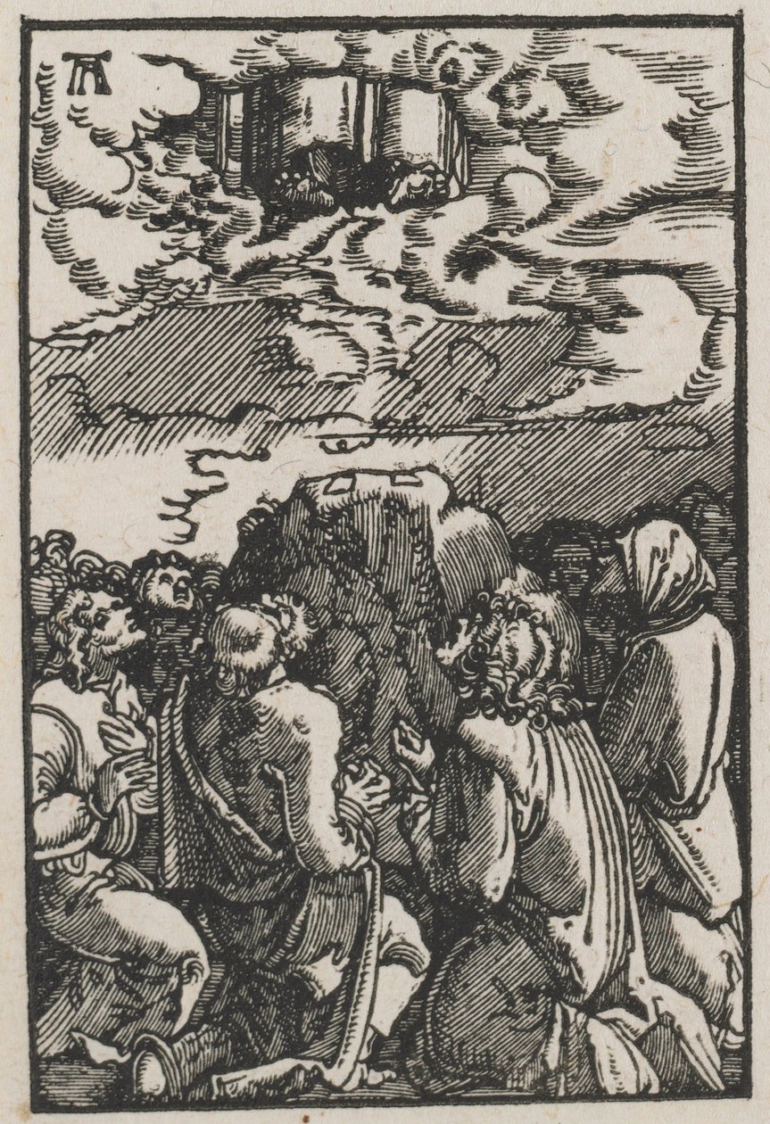 Menneskets fald og forløsning: Himmelfarten, ca. 1515. af Albrecht Altdorfer