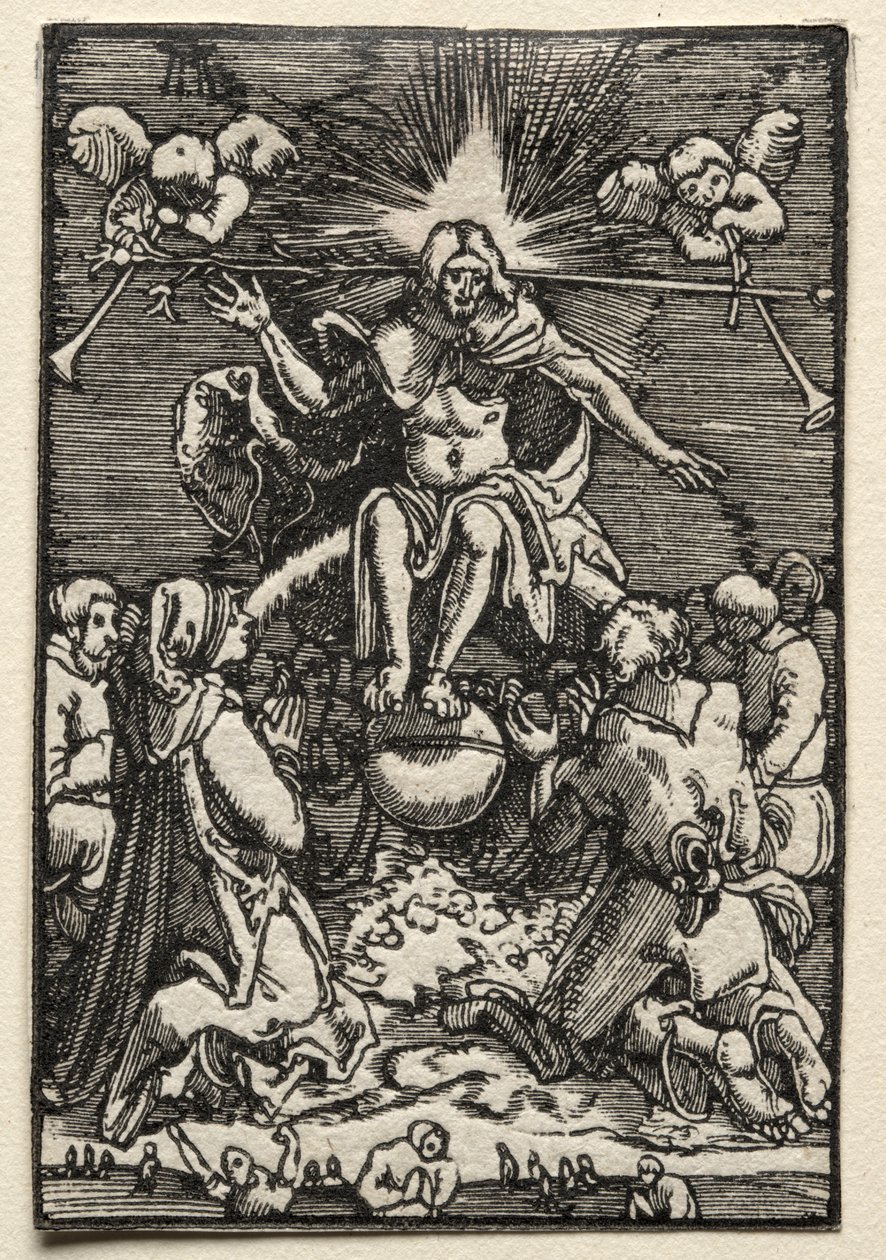 Menneskets fald og forløsning: Den sidste dom af Albrecht Altdorfer