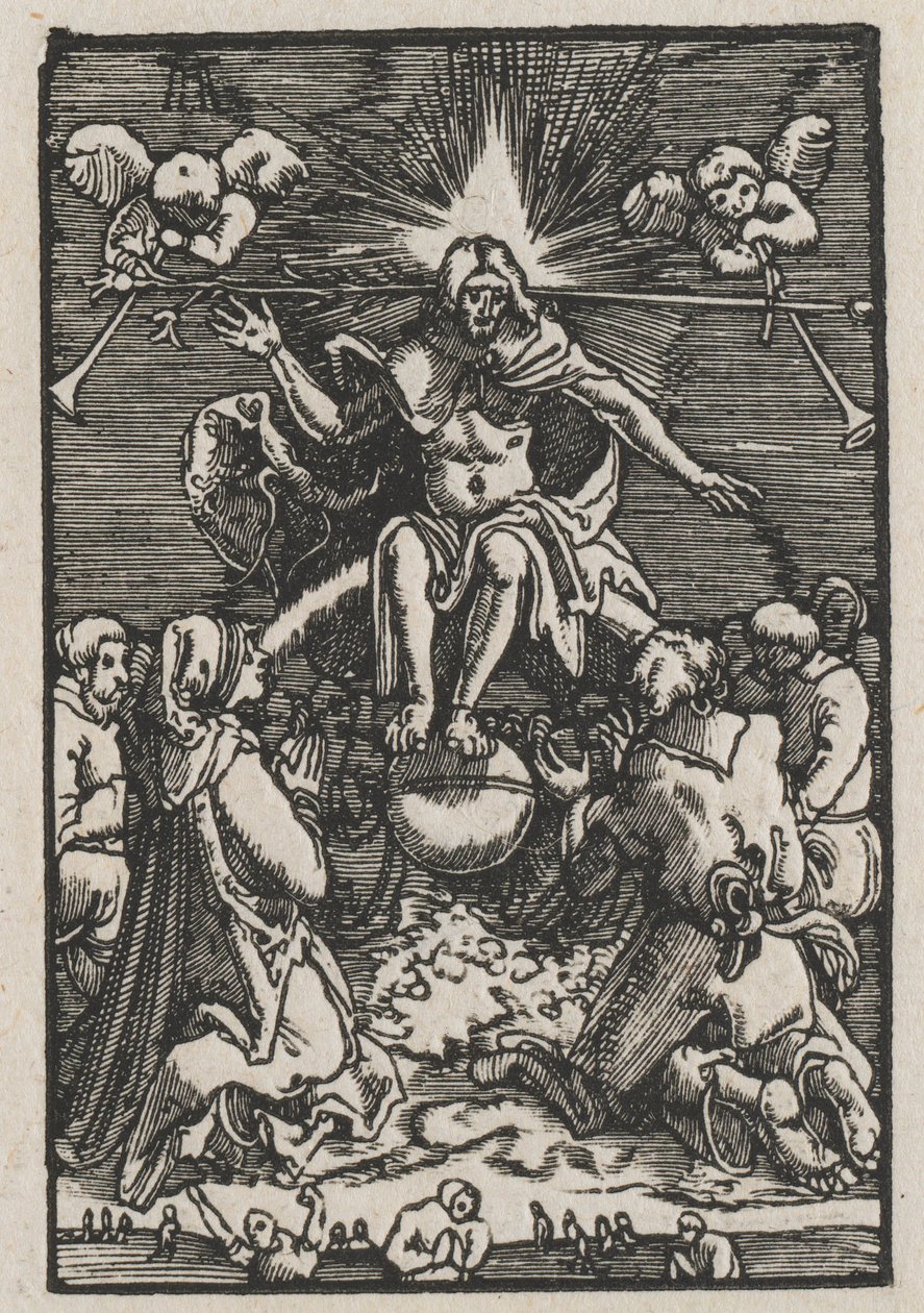 Menneskets fald og forløsning: Den sidste dom af Albrecht Altdorfer