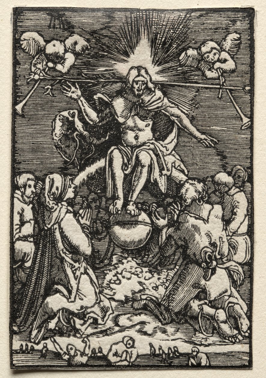Menneskets fald og forløsning: Den sidste dom, ca. 1515. af Albrecht Altdorfer