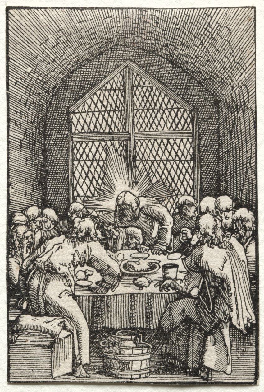 Menneskets fald og forløsning: Den sidste nadver, ca. 1515. af Albrecht Altdorfer