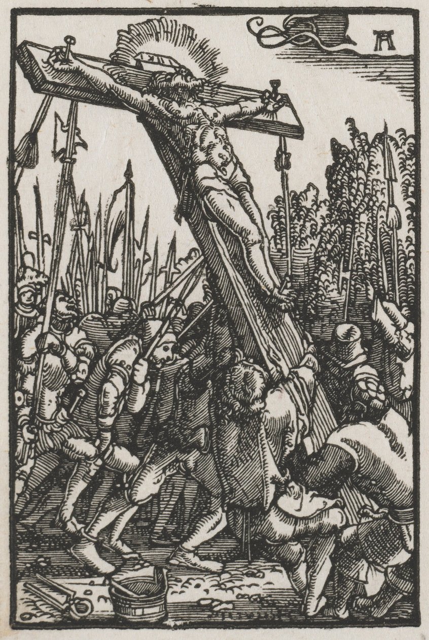 Menneskets fald og forløsning: Korsets opstandelse, ca. 1515. af Albrecht Altdorfer